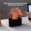 USB  Aroma Diffuser Essential Oil Diffuser Simulation Flame Essential Oil Aromatherapy Desktop Air Humidifier White 3