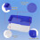 Paint Tray Set Includes 4in  Rollers Disposable Pan Liners Small Paint Tray Ergonomic Handle Ideal Kit 2