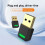 Wireless  6.0 Adapter USB Computer Wireless Receiver Audio Adapter Driver-Free 20M Stable Transmission 7