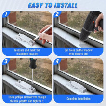 Ersatz-Fensterriegel für Prime- F 2590 für Vertikale und Horizontale Schiebefenster, Defekte Fensterriegel