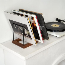 Decoratieve Opbergruimte voor Maximaal 75 Vinylplaten. Stevige LP-Houder voor Het Organiseren van Al Uw Favoriete Klassiekers.