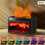 Fireplace Aroma Diffuser Simulated Fireplace Flame Humidifier Desktop Simulated Wood Flame Aroma Diffuser B 3