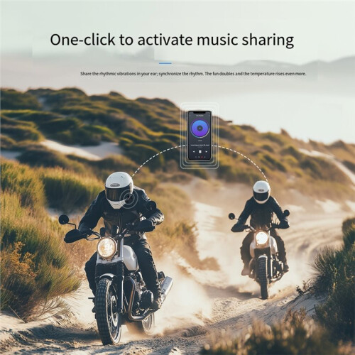 Motorcycle Riding Waterproof Multi-Person Networking Group Chat Intercom Helmet  Headset 6.0 Noise Reduction 2