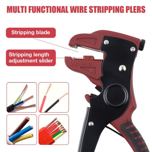 Duckbills Wire Strippers Multi-Function Cable Stripping Tool for Home Use Adjustment Comfortable Labor-Saving 2