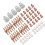 65Pcs Plasma Cutter Tip Electrodes Cup Kit Cut Electrode 40 Nozzles Kit 2
