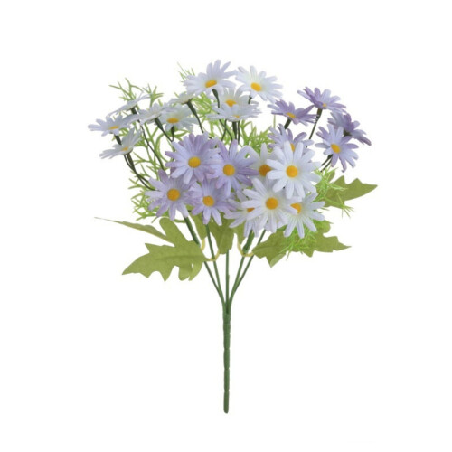 Realistic Artificial Daisy Bouquet – Yellow & White, 1