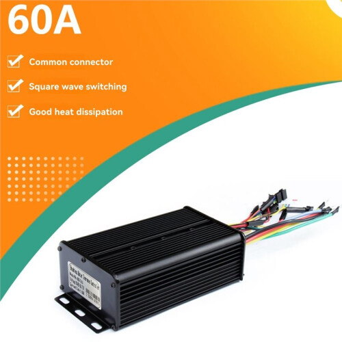 Elektrisch Fietscontrollersysteem 48V 60V 72V 60A Drie-Modus Sinusgolf Vierkante  Geen Hall-Effect Schakelcontroller 1
