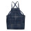 Unisex denim bib apron cross-back adjustable 1