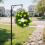 Artificial Daisy and Eucalyptus Wreath 30cm Yellow 1