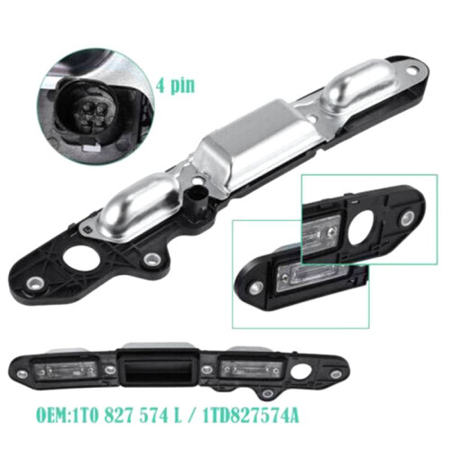 1T0827574L Rear Trunk Lid Handle W/   License Plate Light for   B6 1