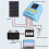 MPPT Solar Charging Controller 12V 24V 36V 48V Automatic Identification 80A 2