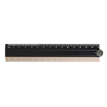 Opvouwbare liniaal van aluminiumlegering, 30 cm