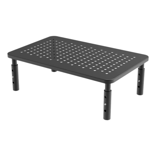 Monitor Stand Riser with Height Adjustable And Mesh Platform for Laptop, Computer, Printer