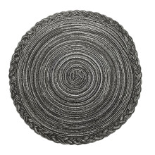 Woven Round Trivet Placemats 38cm 6-Pack Cotton