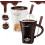 Chocolate Fondue Mug Set with Fork 2-Piece 1