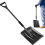 Pá de neve extensível e leve com lâmina de borda de 80 cm (31,5 polegadas) 1