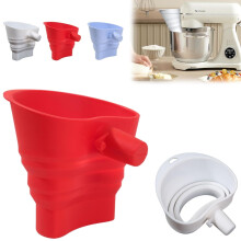 Silicone Flour Funnel for KitchenAid KSM150 5-Qt Tilt-Head Mixer – Dishwasher Safe, Easy Pour Compatible with KitchenAid