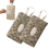 Bolsa floral acolchoada para fraldas e lenços umedecidos (A*2) 1