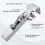 Adjustable Drawer Fixing Clamp Drawer Panel Front Installation Clamps Fixing Clips with 2pcs Replaceable Clip 7