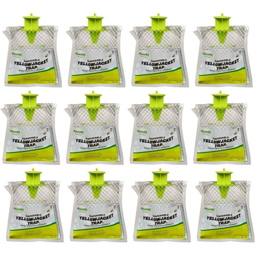Disposable Yellowjacket Trap - Mountain & Pacific Formula - 12 Traps