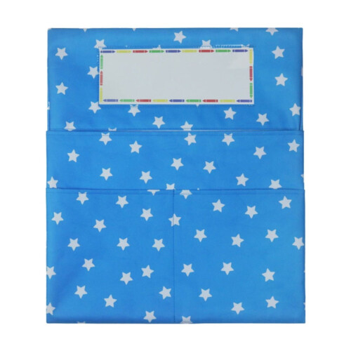 Chairback Pocket Storage Organizer for Classroom – Blue