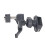 Car Vent 2-Way Radio Holder ABS Black Universal 8