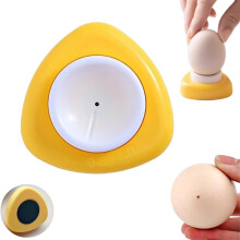 Outil de perçage d'œufs jaune pour œufs durs