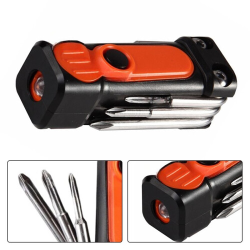Portable Screwdrivers Tool with Worklight Flashlight DIY Professional Repair Hand Tool SL3 SL4 SL5 PH0 PH1 PH2 2