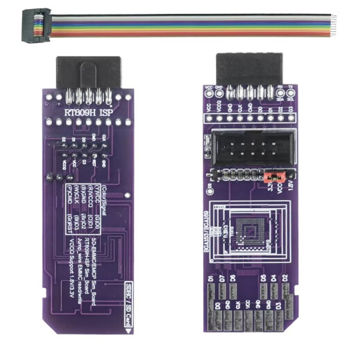 BGA153/169 + ISP Simple Reading and Writing Board -EMMC 8bit 1.8V RT809H-ISP Detachable Flywire Adapter Board 2