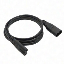 IEC C7 auf C8 Netzkabeladapter, 2-adriges Kupfer