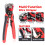 5-in-1 Multifunctional Automatic Wire Stripping Pliers Crimping, Cutting, Splitting, and Merging Wires Tools 9