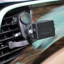 Car Vent 2-Way Radio Holder ABS Black Universal