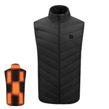 Heating Jacket Cold-Weather Plug-In Winter Thermal Warm Vest for Commuting Cycling Camping Computer Working Students Women Men Teens Adults safety