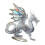 2D Acrylic Dragon Wolf Figurine 10x9cm 1