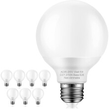 8-pakning G25 LED-pærer 5W 2700K E26-sokkel