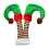 Plush Santa Legs Christmas Tree Topper 1
