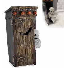 Mummy Ghost Resin Statue for Outdoor Toilet Decoration