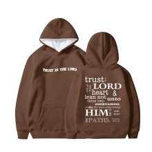 Hoodies,Boys Girls Casual Loose Fit Long Sleeve Hoodie Cute Print Sport Top for Kids,Boys Hoodies,Z01 Brown,2-3 Years