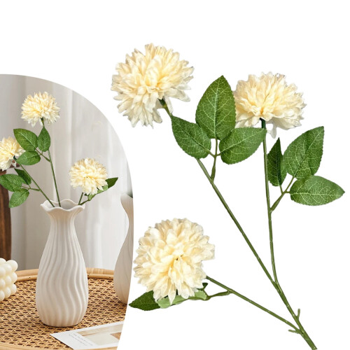 Set de 3 decorațiuni de nuntă cu crizanteme artificiale