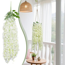Artificial Wisteria Garland for Wedding Decoration