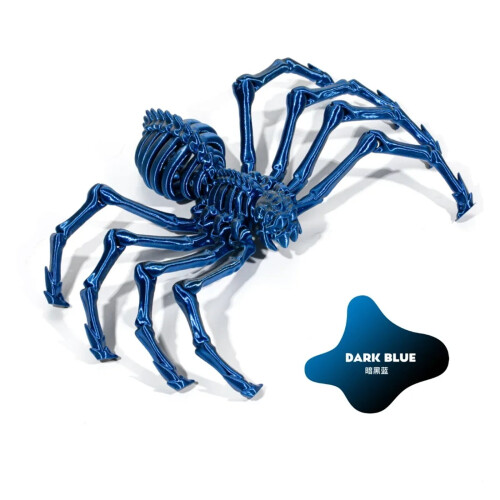 Spindelfigur 3D-tryckt realistisk ledad 1 st