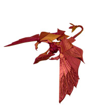 3D-printet flyvende dragefigur - fleksibel, leddelt model