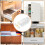 8 Pack Magnetic Push  Heavy Duty Push to Open Cabinet Hardware Push Release Magnets Touch , White 3