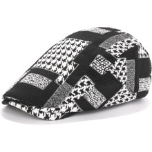 Men's Newsboy Cap, Ivy Style Gatsby Flat Cap, Adjustable Irish Cabbie Ivy Driving Hunting Cap.