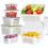 5 Pack Fruit Storage Containers for Fridge with Removable Colanders - Food Storage Containers with Lids 2