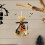 Mini Halloween Witch Broom Decoration with Pumpkin 1