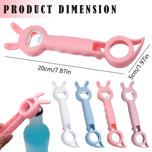4-in-1 Multi-Function Opener Tool (2025) - Practical Can/Jar/Bottle Opener for Jelly Containers, Wine Bottles, Nail Puller & Kitchen Gadgets 2