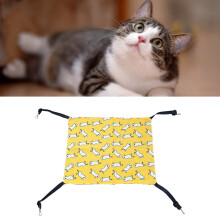 Linen Cat Hanging Swing Bed 50x40cm, Up to 13.2lb, Double Sided