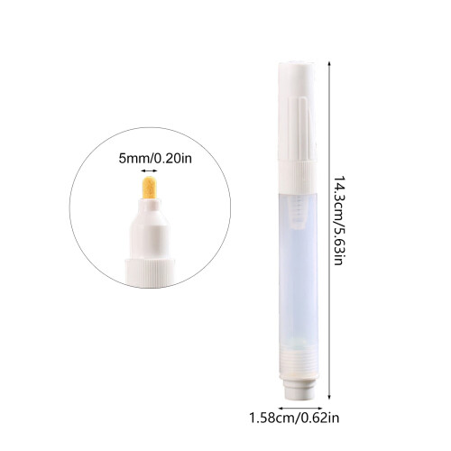 2er-Pack nachfüllbare 5-mm-Rundspitzen-Farbmarker 1