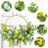 16-inch Easter Wreath with Sunflowers and Spring Flowers 2